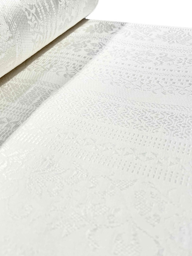 博多織 八寸名古屋 掘り出し価格 白地 変わり献上 | 凛とした着姿を