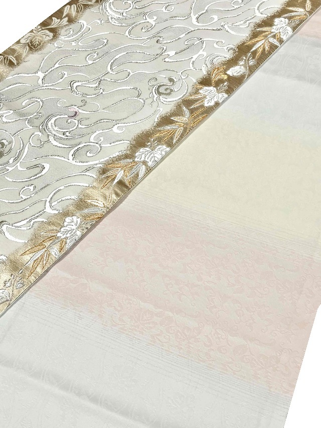 ローブデコルテ 縁金 袋帯 浅山織物 期間限定販売 ｜着物セレクト専門