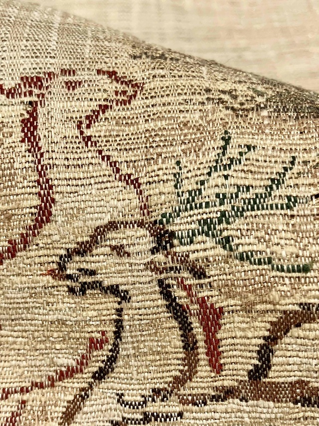 手織 繍い取り 袋帯 渡文