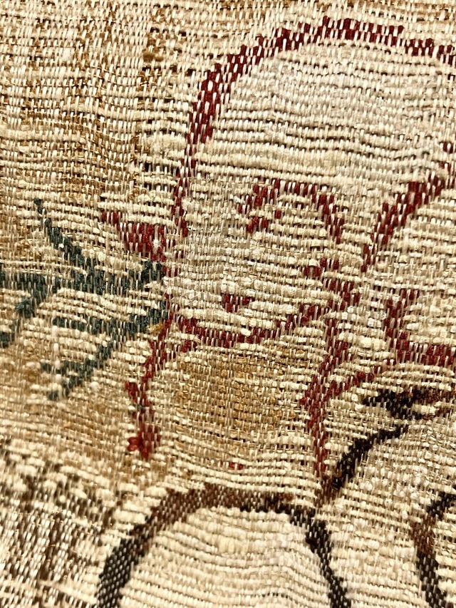 手織 繍い取り 袋帯 渡文