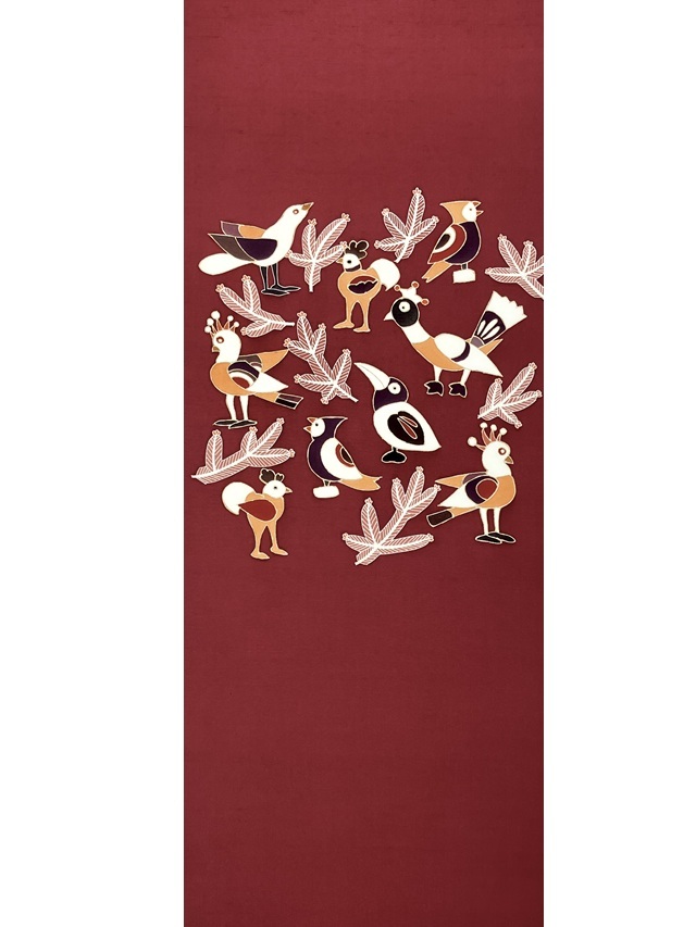 西原 染九寸名古屋帯