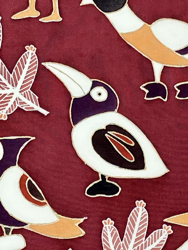 西原 染九寸名古屋帯