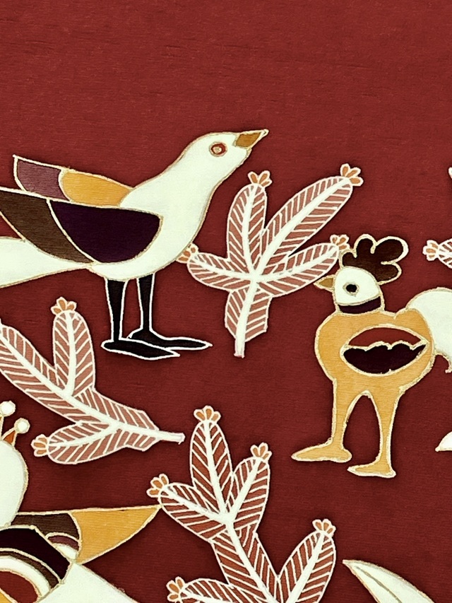 西原 染九寸名古屋帯