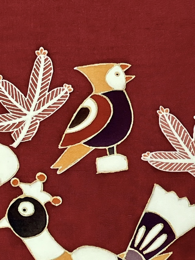 西原 染九寸名古屋帯