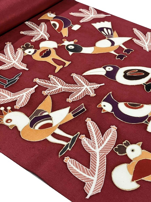 西原 染九寸名古屋帯