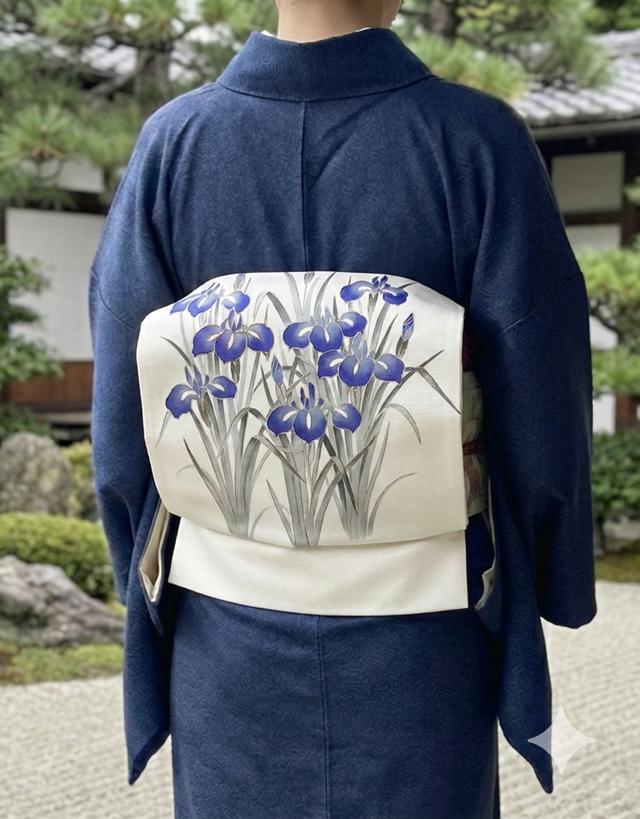 京友禅 九寸名古屋帯