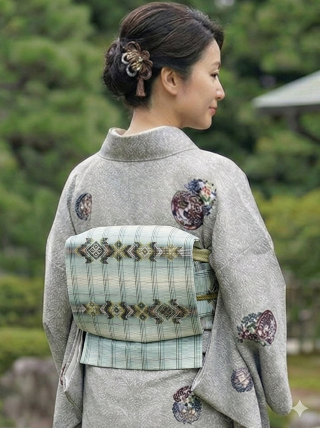 真南風 花織帯