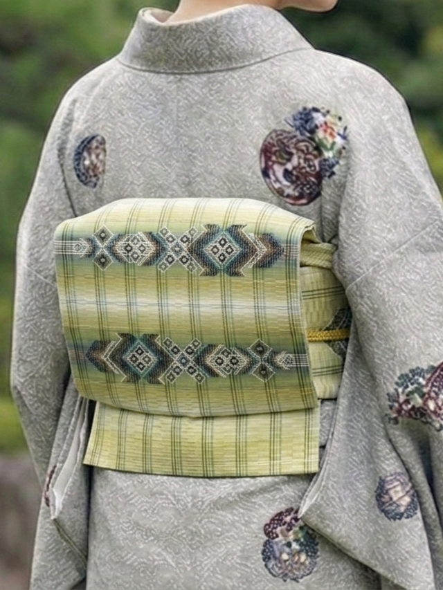 真南風 花織帯