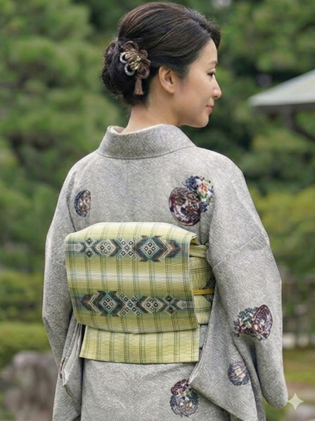 真南風 花織帯