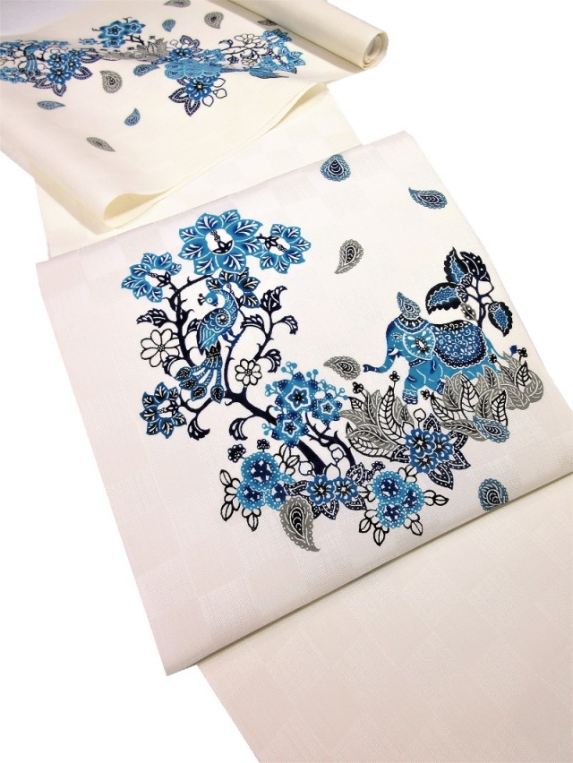 【美品】琉球びんがた　びんがた　名渡山工芸館 コースター（手染） / 琉球びんがたオンラインストア