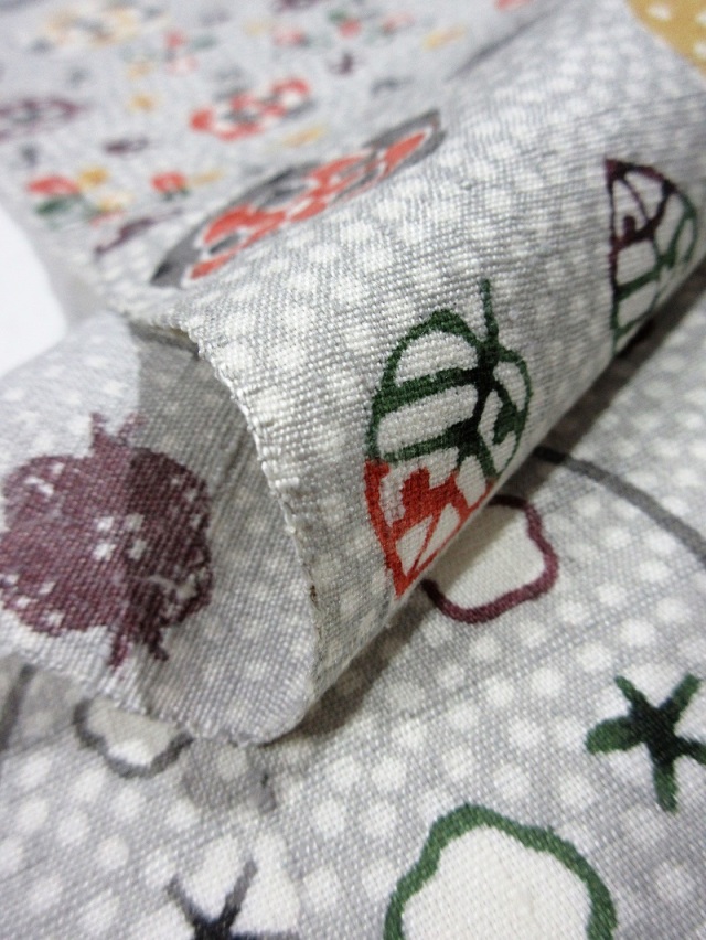 岡本紘子 帯 型絵染　