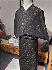 塩沢紬 大胆な揚羽蝶が個性豊かなお洒落さを演出｜着物セレクト専門店  