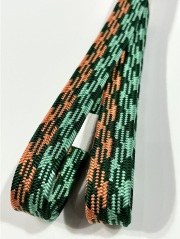 五嶋紐 帯締め｜千鳥格子 ツートンカラー オレンジ/グリーン/茄子紺