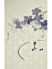 友禅染 夢染里ブランド ハーブ草木下染 九寸名古屋帯｜着物セレクト