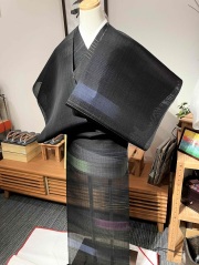 夏赤城座繰織