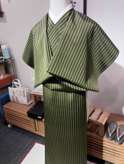 未着用 金彩 リーフ模様 鱗模様 麻の葉 袋帯 着物 021a p