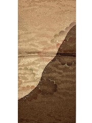 【帯揚げ】【丹後縮緬】【ローケツ染】【雲取り】【絹100%】【日本製】【メーカー在庫放出品 掘出し価格】