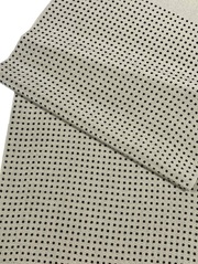 【帯揚げ】【丹後縮緬】【型染め】【スクエアー ドット】【ベージュ】【絹100%】【日本製】【業者在庫放出品 掘出し価格】【送料全国一律510円】