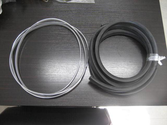 ~'67SP/SR用ハードトップウェザーストリップ　プラスチックモール付き　3m　社外品