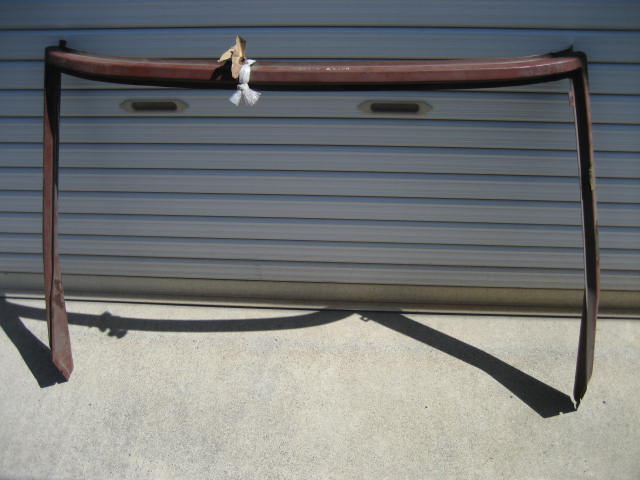 '68～SR311後期型用フロントウインドーサッシアウター　板金用部品　未使用長期在庫品