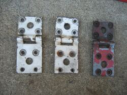 SP/SR用ドアヒンジ3個セットジャンク　レストアベース