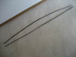 SR311左リヤフェンダー用サイドモール　ジャンク品　折れ曲がりあり　左リヤ2本セット