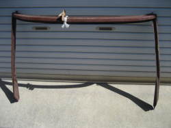 '68～SR311後期型用フロントウインドーサッシアウター　板金用部品　未使用長期在庫品