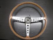 '63～'64SP310 3シーター用純正ステアリング改ウッドステアリング　初期アルミスポーク　製作後未使用