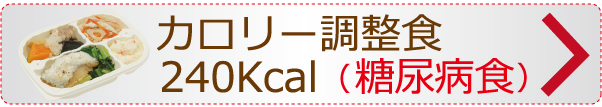 糖尿病食、カロリー制限食240Kcal全国宅配