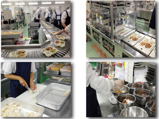 彩食健美の調理工場