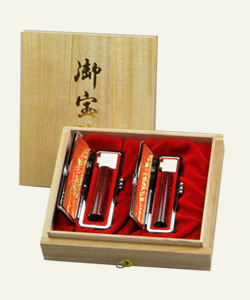 アグニ　個人印鑑　女性用２本セット（実印・銀行印）