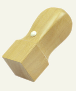 手彫り印鑑　法人角印　白檀　21mm