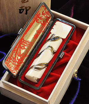 蒔絵極上象牙印鑑（限定品）19mm