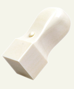 手彫り印鑑　法人角印　象牙　21mm