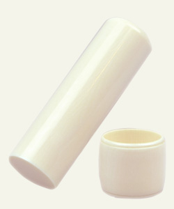 手彫り印鑑　法人銀行印　象牙　18mm