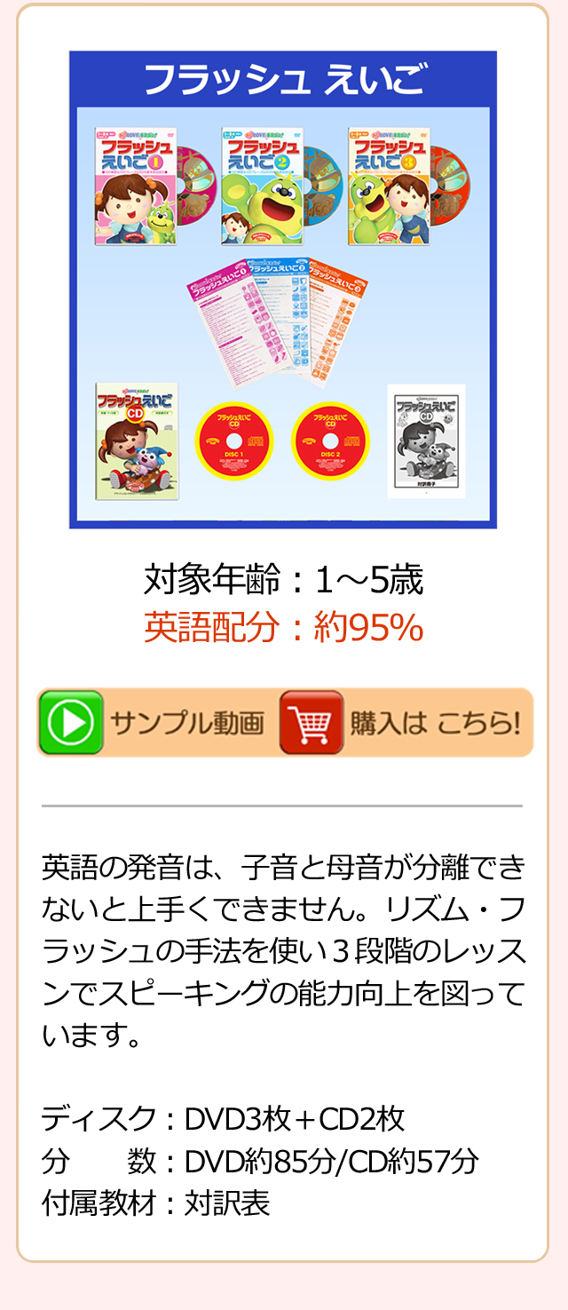 フラッシュカードDVD・教材一覧（星みつる式）｜0歳～中学生