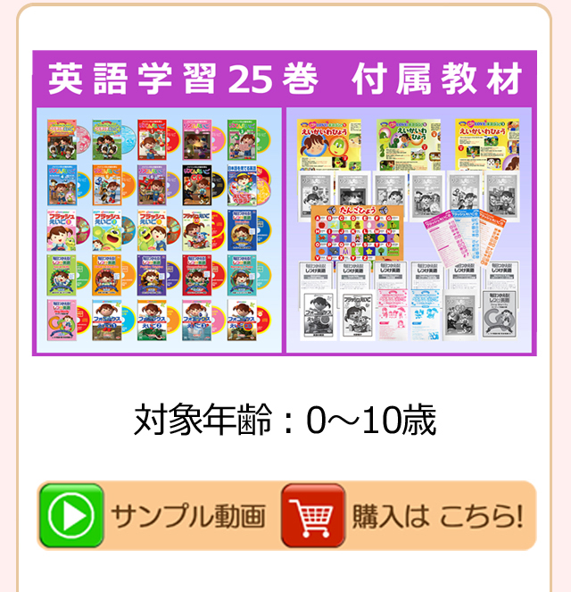 星みつる式・知育DVD・英語