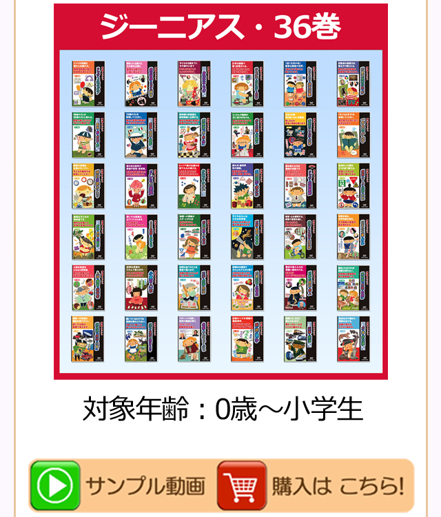 星みつる式・フラッシュカードDVD・ジーニアス