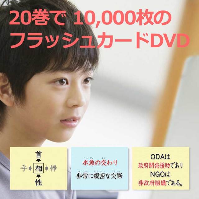 フラッシュカードDVD 国語・社会・理科20巻セット【送料無料 即納】【公式ショップ限定5%OFF】星みつる式 現役の東大生が厳選!受験必須の重要語句を短時間で無駄なく暗記する家庭学習用教材 知能訓練 で ひらめき力 と 発想力を育む フラッシュカード10000枚