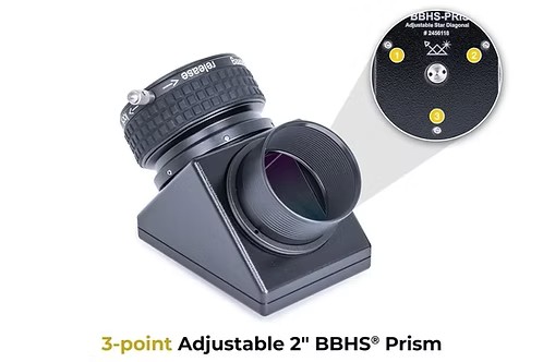 バーダー　「BBHS」2インチ天頂プリズム（調整機構搭載タイプ）