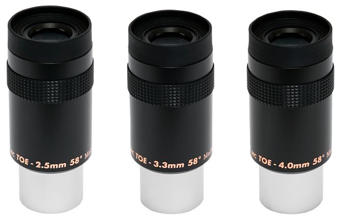 【8月5日新発売】タカハシ TOE58°シリーズアイピース【2.5 / 3.3 / 4.0mm】
