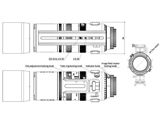 Askar SQA55鏡筒