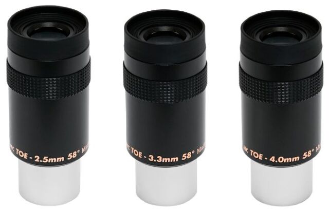 【8月5日新発売】タカハシ TOE58°シリーズアイピース【2.5 / 3.3 / 4.0mm】