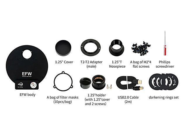 ZWO 電動フィルターホイール 7