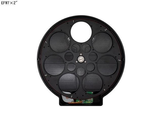 オフアキ・ミニフィルターホイール ZWO 電動フィルターホイールmini （EFW）1.25″/31mm 5枚用