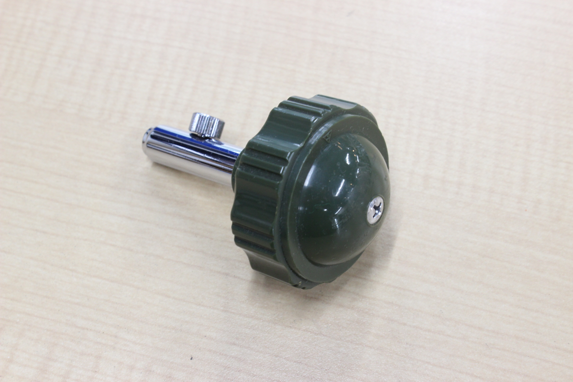 【在庫限り】タカハシ 直棒ハンドル（φ6/ABS樹脂握り・緑色）