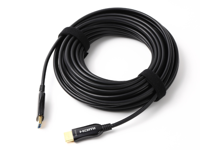 HDMI 8K60Hz HDR10+対応光ファイバーHDMIケーブル10m 48Gbps HD2AOCSF