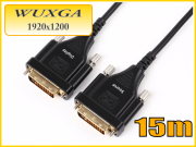 DVI 光ケーブル　15m 配管用 工事配線用 着脱式 光ファイバーDVIシングルリンクケーブル15m