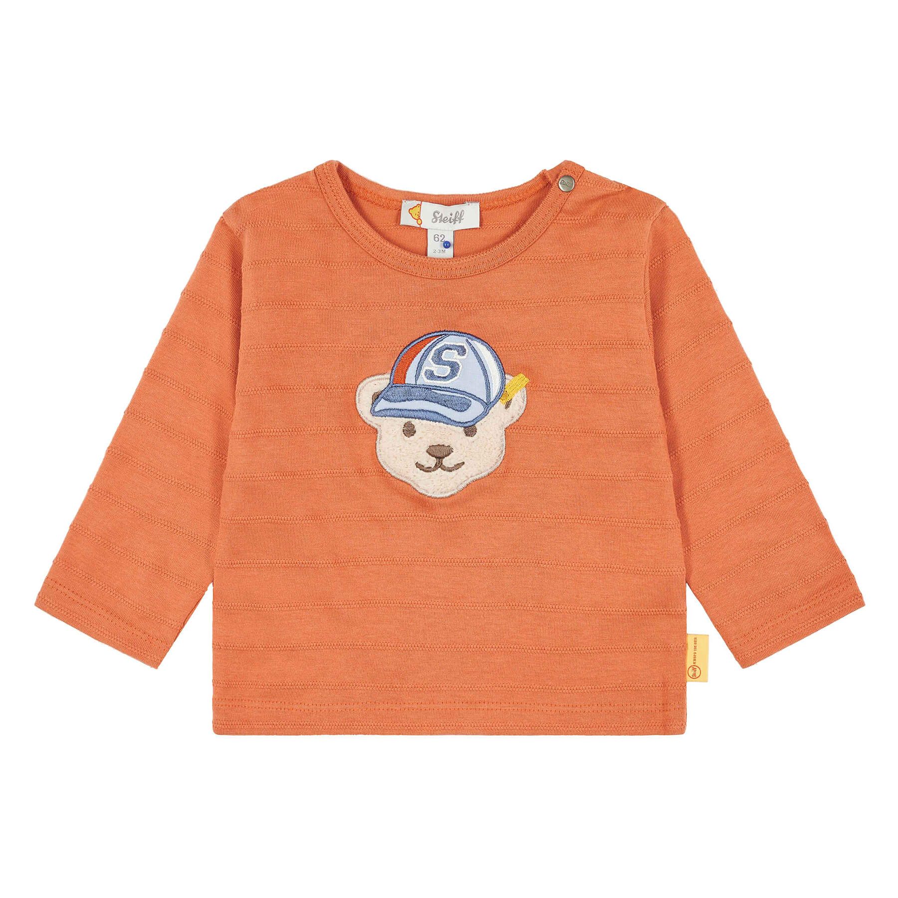 長袖Tシャツ オレンジ | ドイツ最高級テディベアのシュタイフ日本公式  