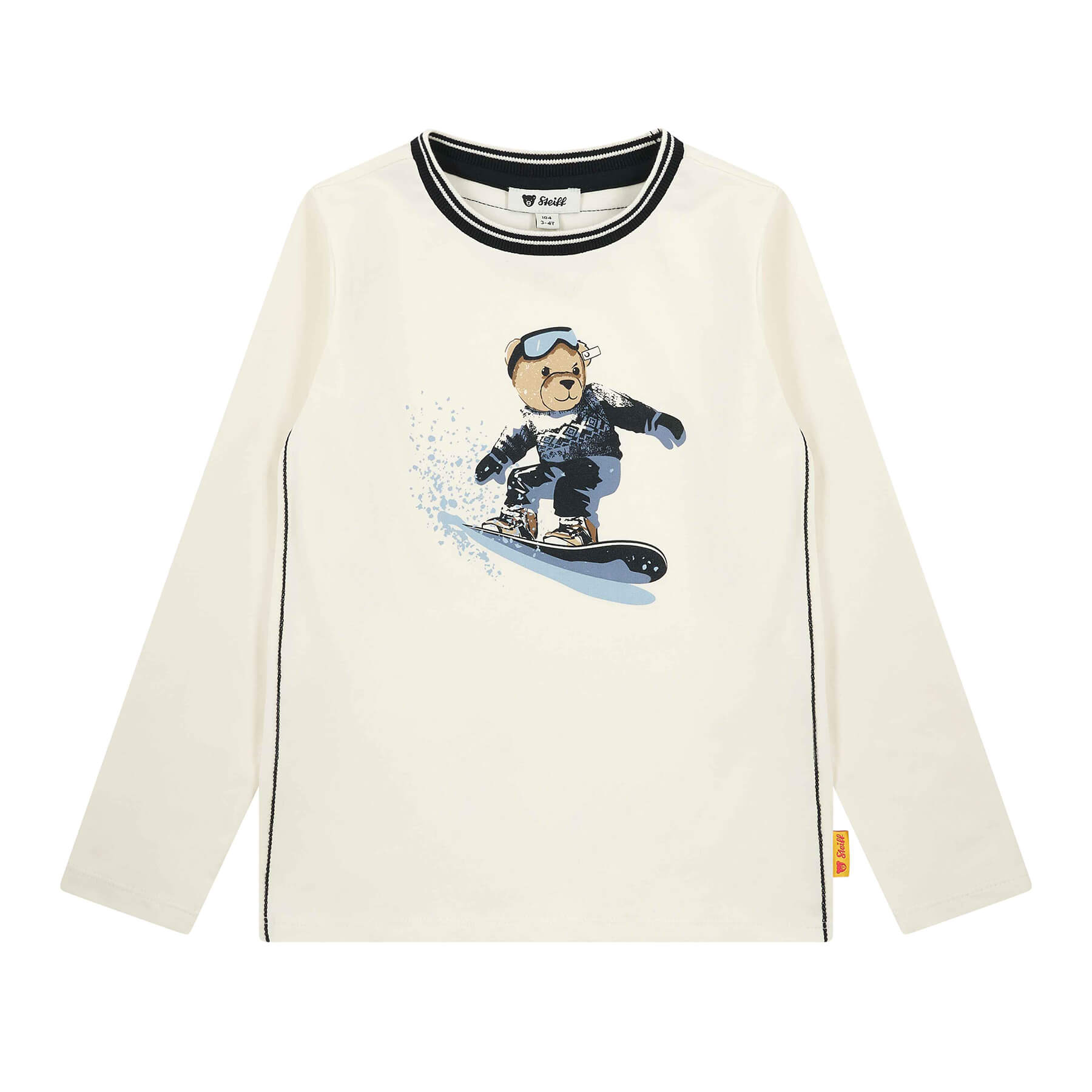 長袖Tシャツ アイボリー| ドイツ最高級テディベアのシュタイフ日本公式